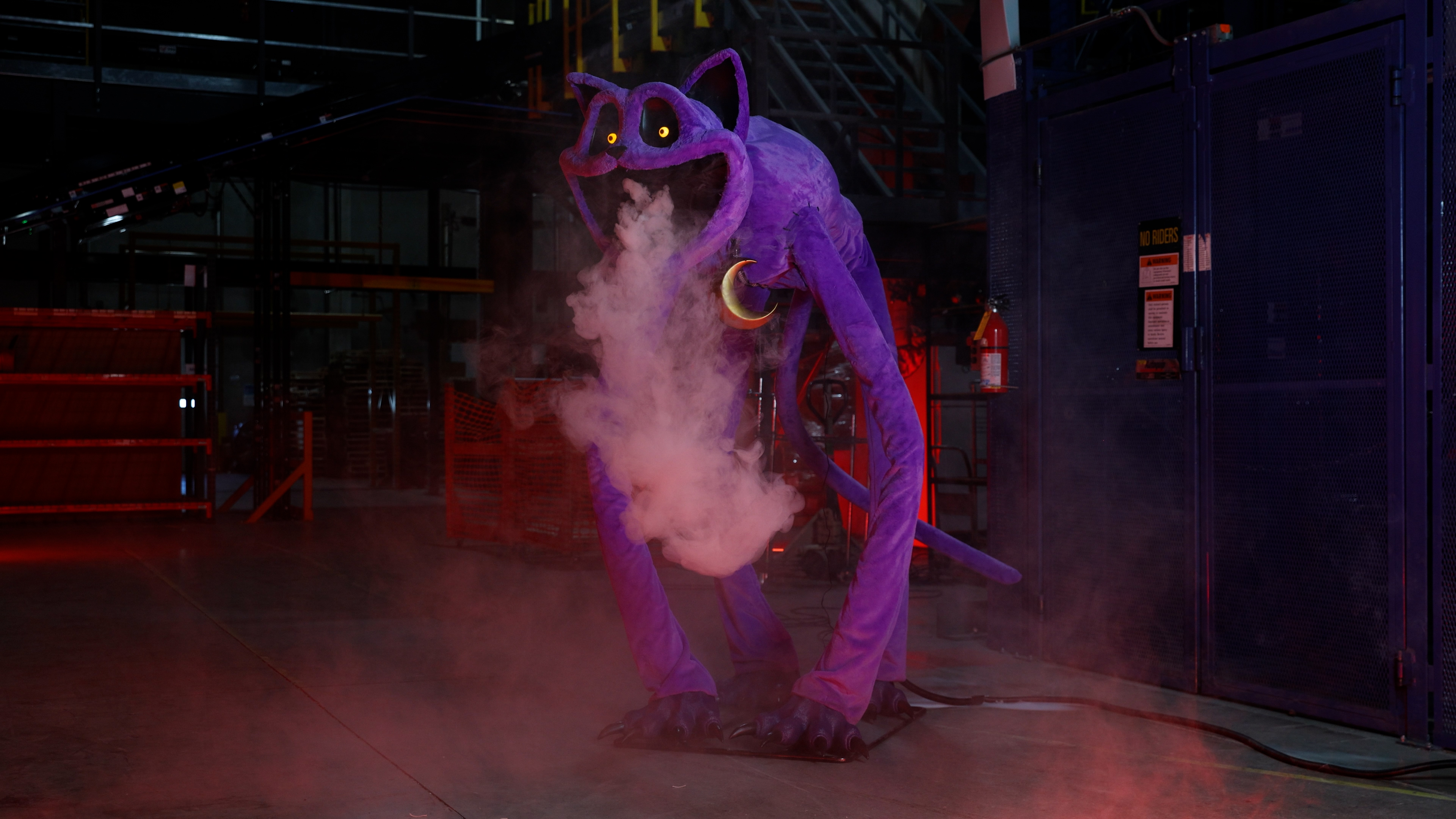 6 Ft Poppy Playtime CatNap Animatronic Decoration